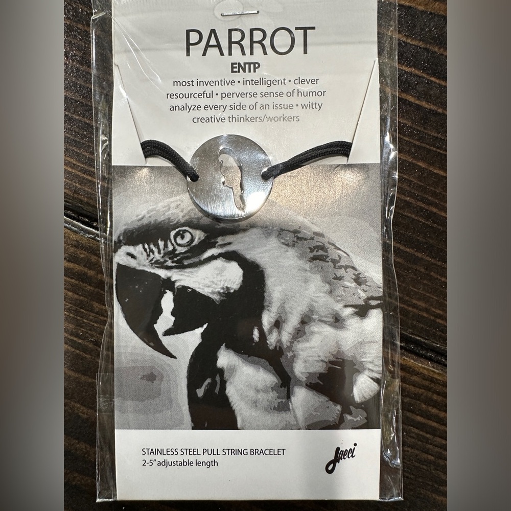 Jaeci parrot spirit animal bracelet NWT